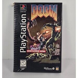 Doom (Sony PlayStation 1, 1995) PS1 Long Box TESTED No Manual